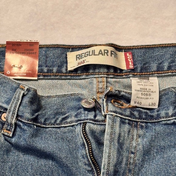 Men's Levis Regular fit 505 size‎ 40/30 NWT - Picture 3 of 4